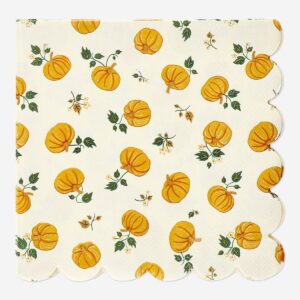 Napkins with Pumpkins - 16 pcs - Image 1