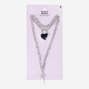 Necklace with Key and Lock - Image 3