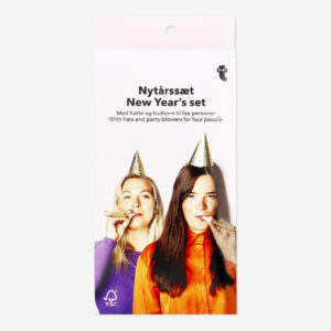 New Year's hat and party blower set for 4 people - Image 3