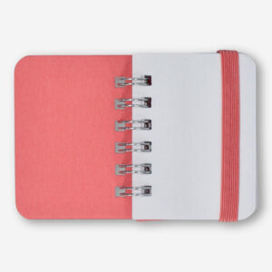 Pink Mini Notebook with Blank Pages and Elastic Closure - Image 2