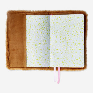 Notebook with plush Easter bunny cover - A5 - Image 3