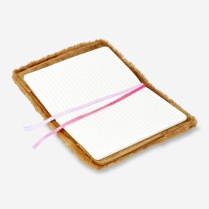 Notebook with plush Easter bunny cover - A5 - Image 2