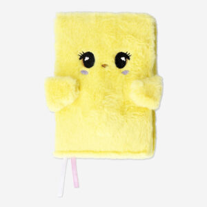 Notebook with plush Easter chick cover - A5 - Image 1