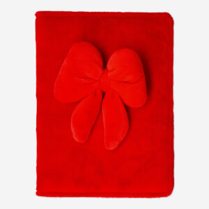 Notebook with reusable cover with bow - Image 1