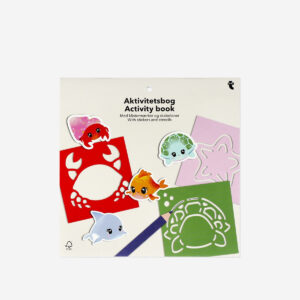 Activity book with stencils - Ocean theme