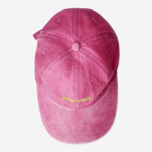 Good vibes pink cap - for adults - Image 2