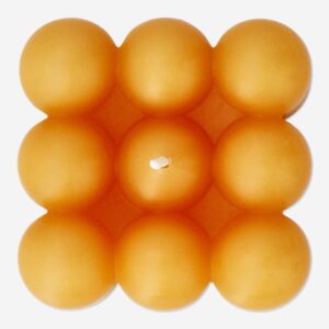 Orange bubble candle. 6x6 cm - Image 3