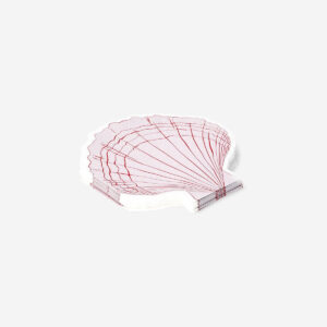 Pink clam napkins - 16 pcs - Image 3