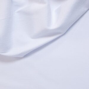 Organic Cotton Jersey Fabric - White