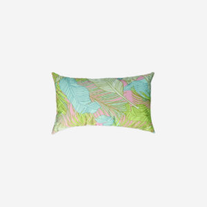 Outdoor cushion with tropical print - Image 1
