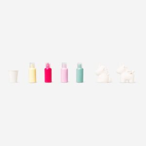 Paint pouring kit with ceramic unicorn - Image 2
