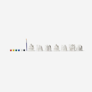 Paint-your-own Christmas village - Image 1