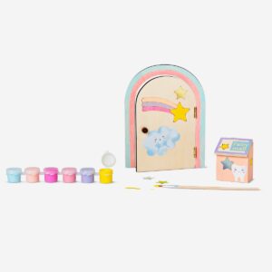 Paint-your-own fairy door. With stickers - Image 1