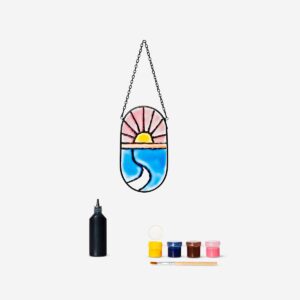 Paint-your-own glass decoration