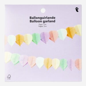 Paper balloon garland - 300 cm - Image 1