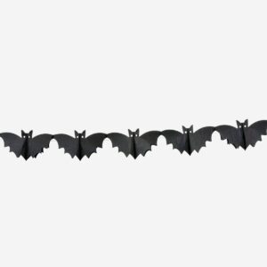 Paper bat garland - 300 cm - Image 1