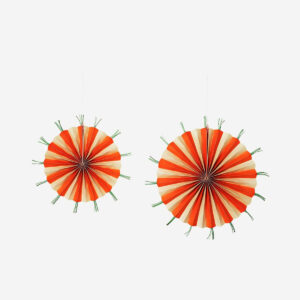 Paper decorations. 2 pcs - Image 1