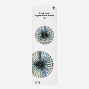 Paper decorations. 2 pcs - Image 1