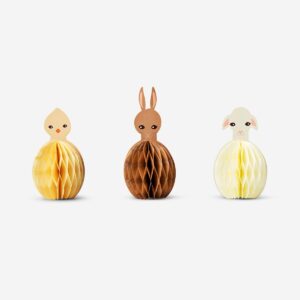 Paper decorations. 3 pcs - Image 1