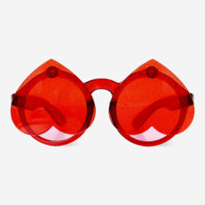 Party glasses with red hearts - Image 2
