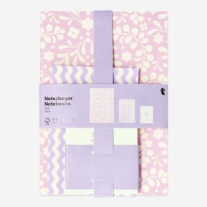 Patterned notebooks - 3 pcs - Image 1