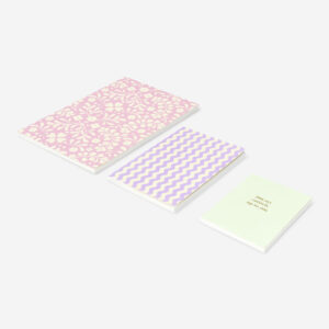 Patterned notebooks - 3 pcs - Image 3