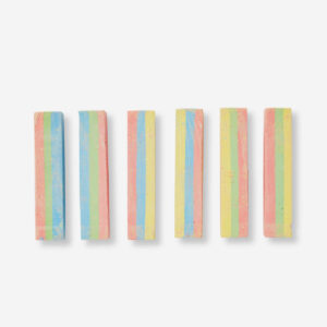 Multi-coloured pavement chalk. 6 pcs - Image 1