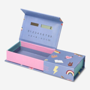 Pencil case. With calculator