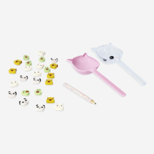 Pencil with cat-shaped erasers - Image 3