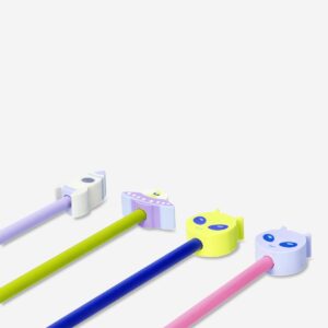 Pencils with erasers. 4 pcs - Image 2