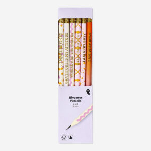 Pencils with statements - 6 pcs - Image 1