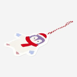 Penguin and snowman gift tags - 4 pcs - Image 2