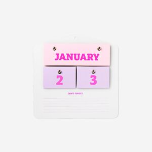 Perpetual acrylic wall calendar - Image 2