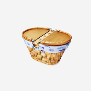 Picnic basket with fabric cover - Image 2