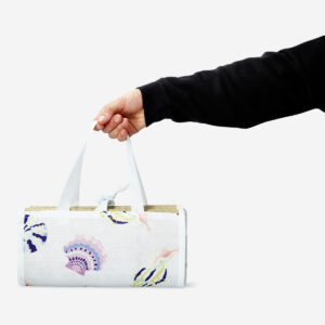 Picnic rug with carry handle