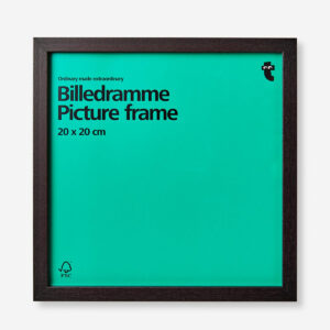 Black Picture Frame - 20x20 cm - Image 1