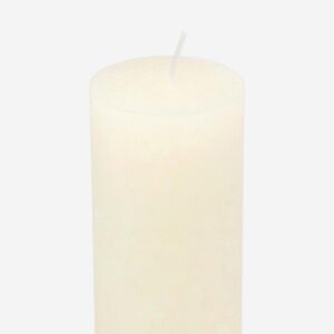 White Pillar Candle - 15 cm - Image 2