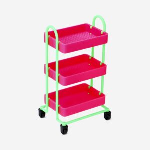 Pink and green mini trolley - Image 1
