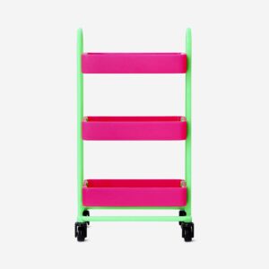 Pink and green mini trolley - Image 2