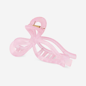 Pink bow hair clip - Image 3