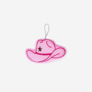 Pink cowboy hat cleaning sponge - Image 1