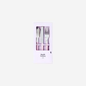 Pink cutlery set - 3 pcs - Image 2