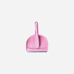 Pink dust brush with dustpan - Image 3