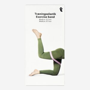 Pink exercise band - Medium resistance - Image 3
