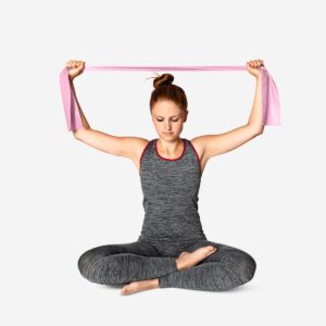 Pink exercise band - Medium resistance - Image 2