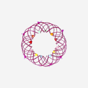 Pink fidget bracelet