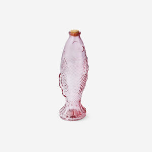 Pink fish glass bottle - 530 ml - Image 2