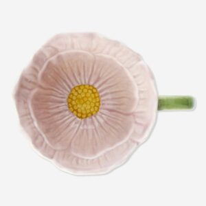 Pink flower mug - 140 ml - Image 2