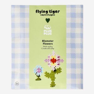 Pink flower set - Plus Plus x Flying Tiger Copenhagen - Image 1