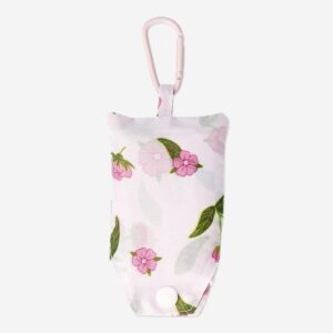 Pink foldable bag with cherry blossoms - Image 3